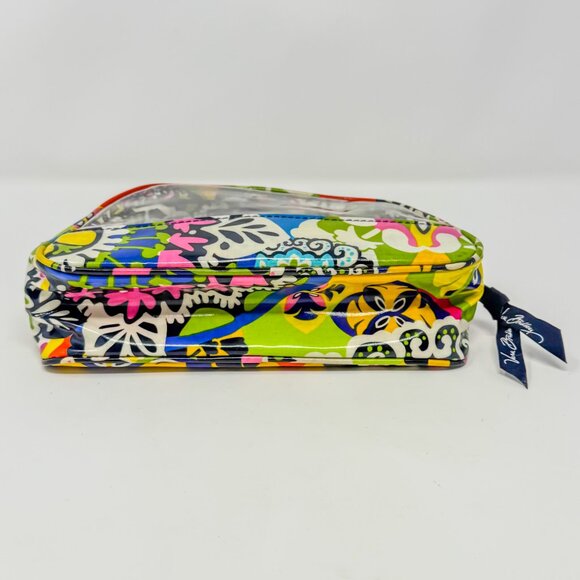 Vera Bradley Clear Cosmetic Bag Retired Rio Pattern - Picture 2 of 9